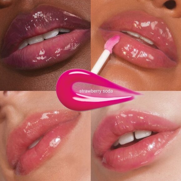 R.E.M. Beauty Essential Drip Glossy Balm Strawberry Soda 4.7ml - Picture 2 of 2